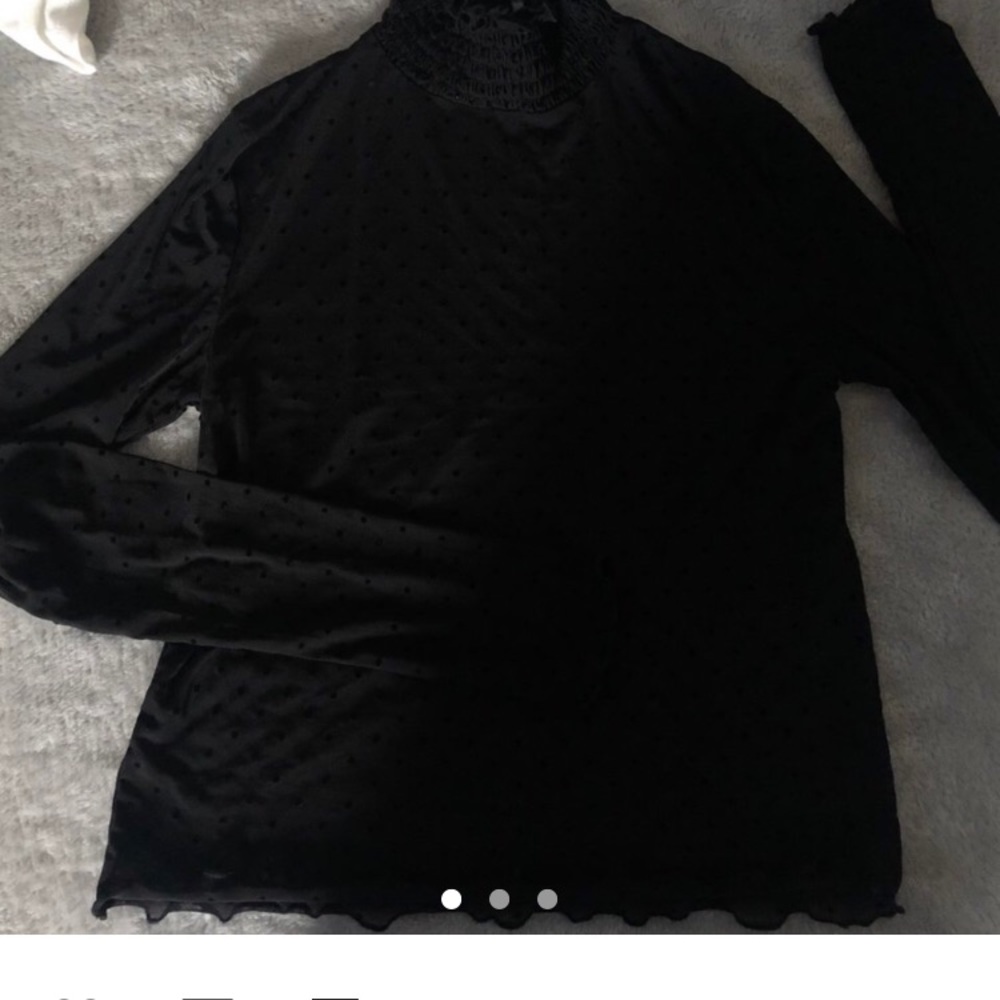 Black sheer long sleeve